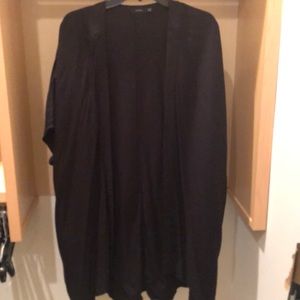 Talula Black Short Sleeve long Cardigan